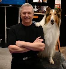 Ace Collins with Lassie