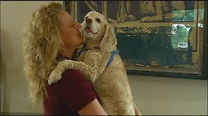 Allison Basinger with Dog