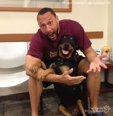 Charlie Batch and Roxie