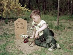 Child at Dog's Grave