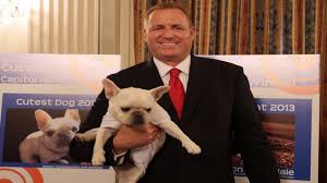 Congressman Jeff Denham with his dog