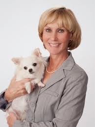 Connie Newcomb with dog