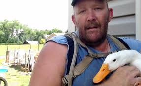 Dan Welker with Duck