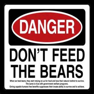 Don tFeed Bears Sign