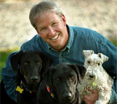 Dr. Becker with dogs