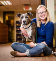 Dr. Ahna Brutlag with Dog   