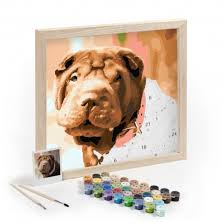 Dog Paint-By-Numbers