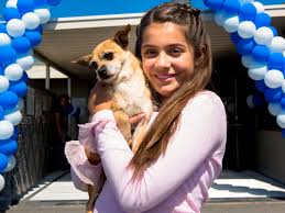 Emmy Perry with Dog