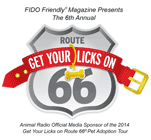 Get Your Licks On Route 66 Badge