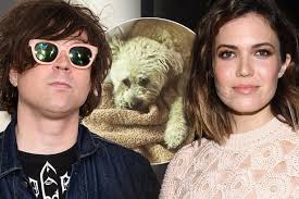 Ryan Adams and Mandy Moore with Dog