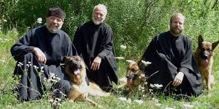 Monks of New Skete with Dogs