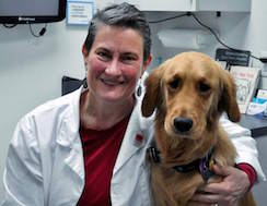 Dr. Robin Downing and Dog