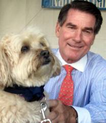 Steve Garvey and Dog