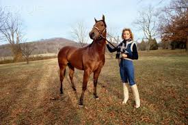 Tanya Tucker with Horse