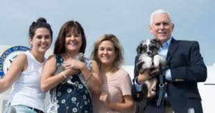 Vice President and Family With Pets