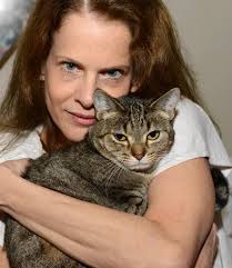 Nancy Glassman with cat