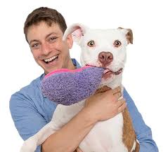 Zak George with Dog