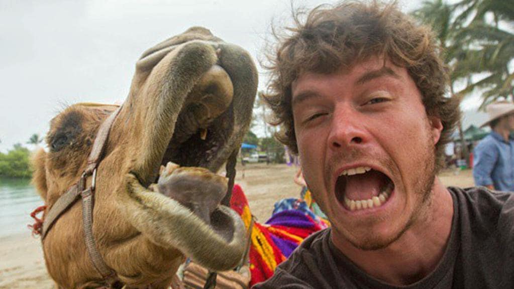 Allan with Camel