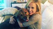 Chelsea Handler and Chunk