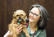 Dr. Dawn Crandell with Dog