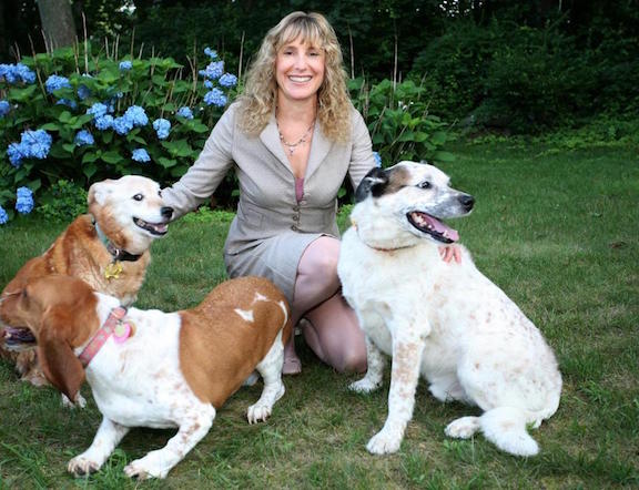 Deborah Howard with Dogs