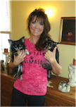Denise James with Dogs
