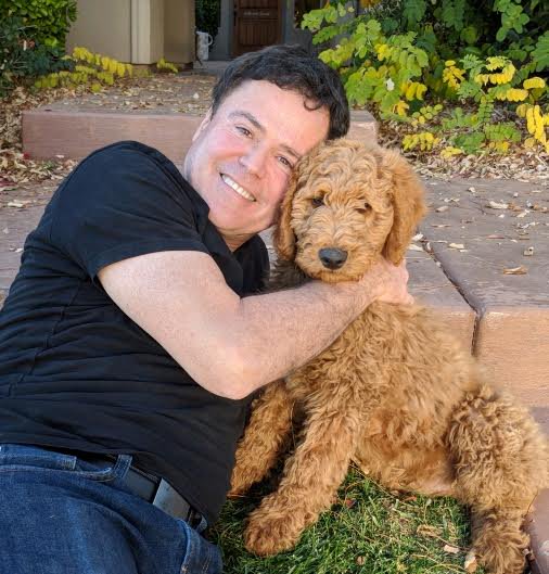 Donny Osmond with Dog