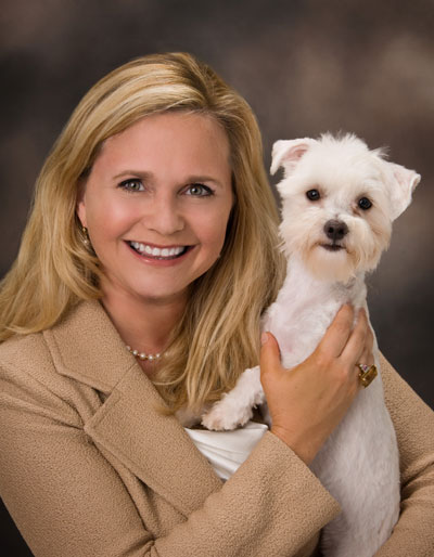 Dr. Robin Ganzer with Dog