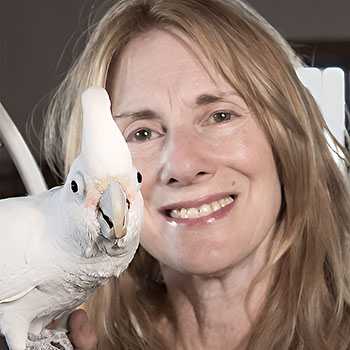 Dr. Lorin Lindner and Cockatoo
