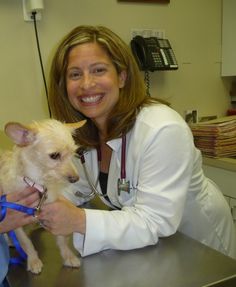 Dr. Natalie Marks with Dog