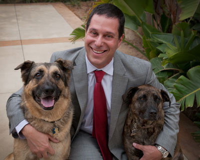 Dr. Gary Weitzman with Dogs