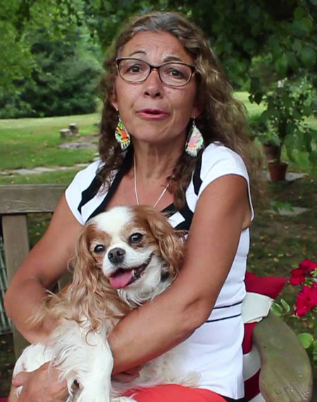 Dr. Judy Morgan With Dog