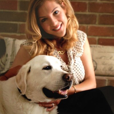 Laura Vorreyer with Dog