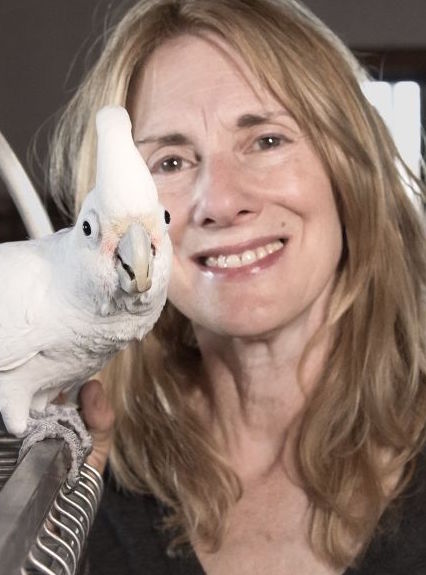 Dr. Lorin Lindner and Cockatoo