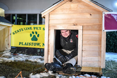 Ian Matheson in the dog house