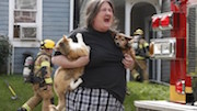 Woman Save Pets From Fire