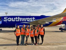 Southwest Plane and Volunteers