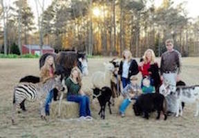 Abrams Family with Animals