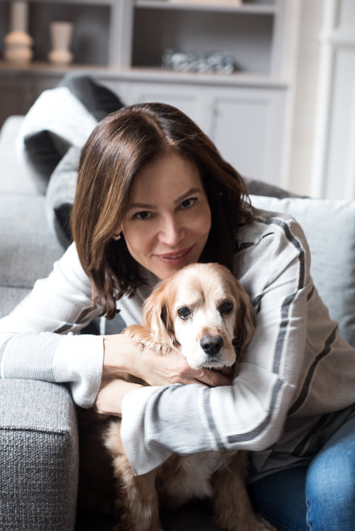 Lisa Baronoff with Dog