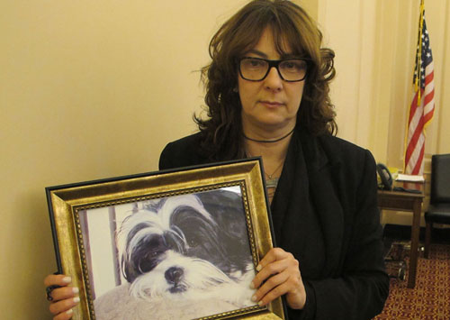 Rosemary Marchetti with Picture of Bijou